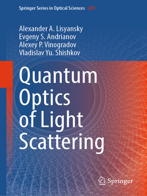 cover image of Quantum Optics of Light Scattering